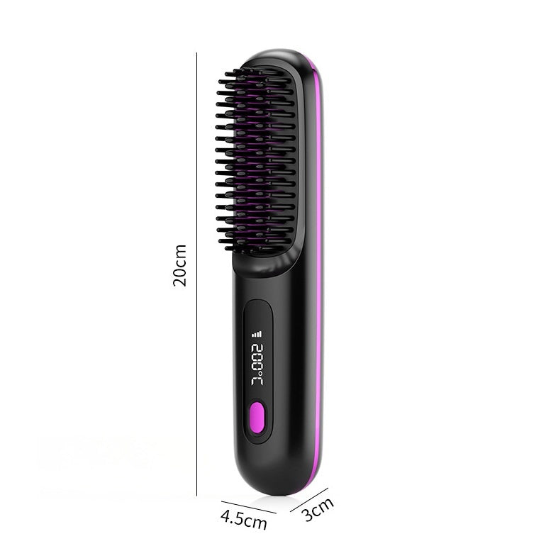 2-in-1 Electric Hair Straightening Comb – Tame Frizz Instantly!