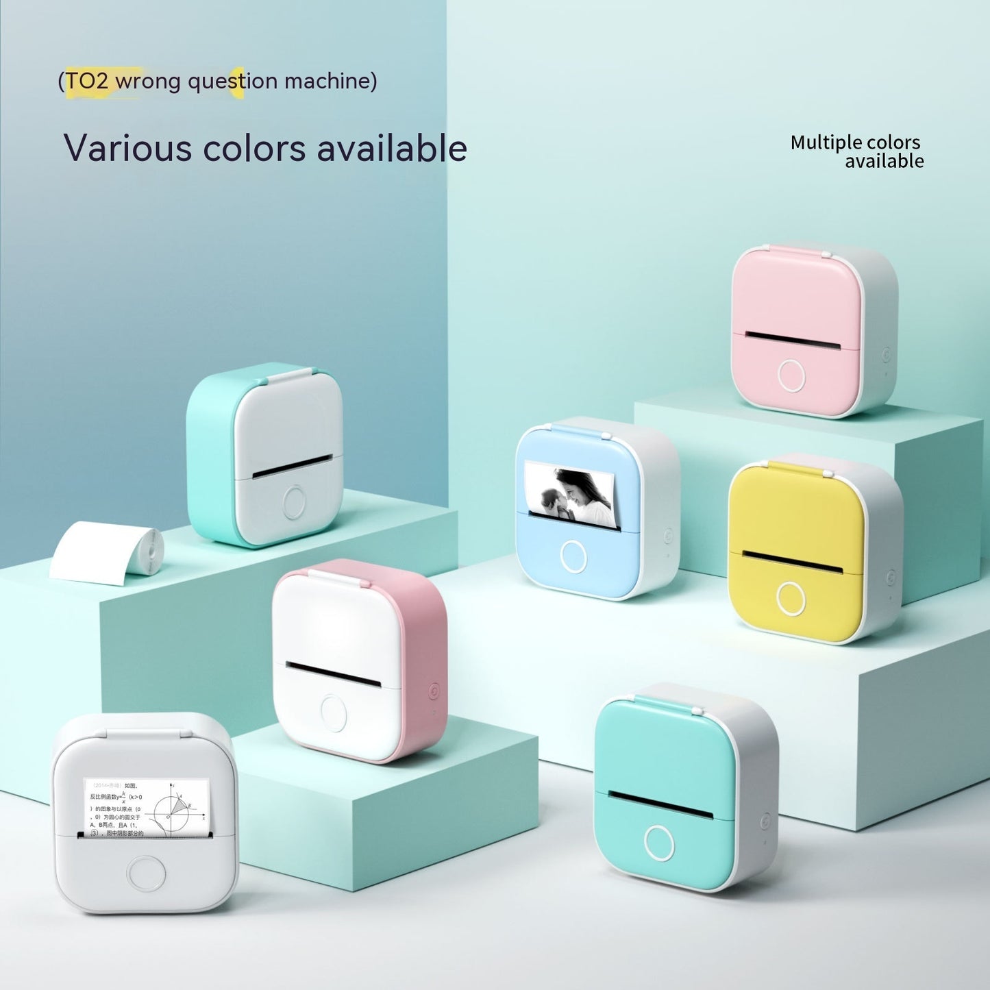 T02 Mini Pocket Thermal Label Printer