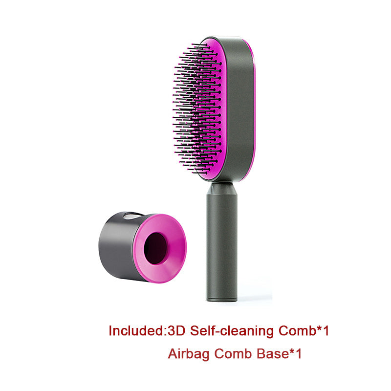 LushLocks™ Self-Cleaning Hair Comb Brush