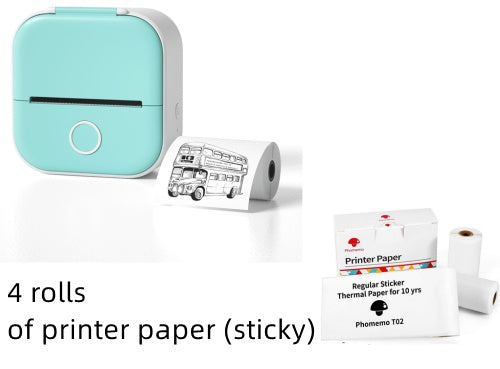 T02 Mini Pocket Thermal Label Printer