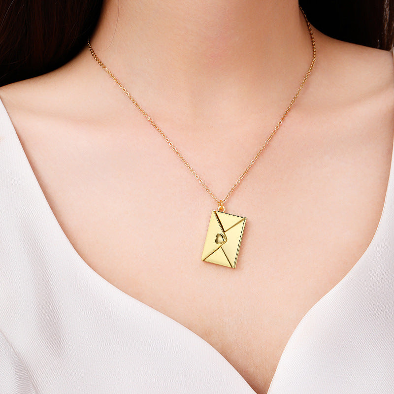 Envelope Love Letter Women's Necklace