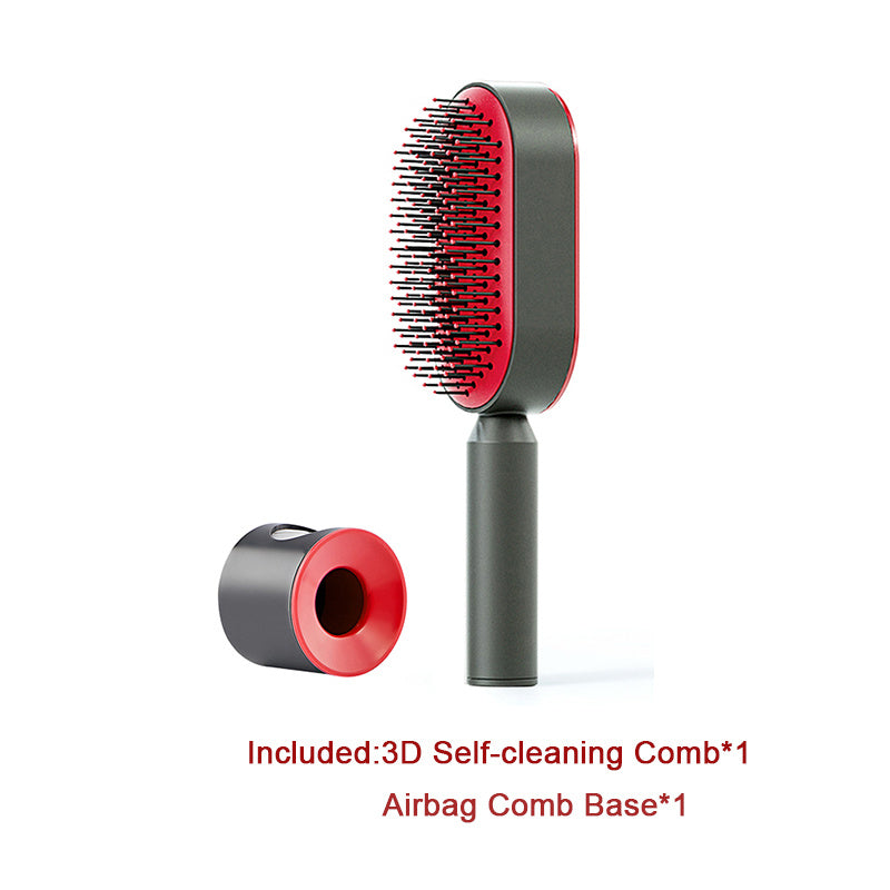 LushLocks™ Self-Cleaning Hair Comb Brush