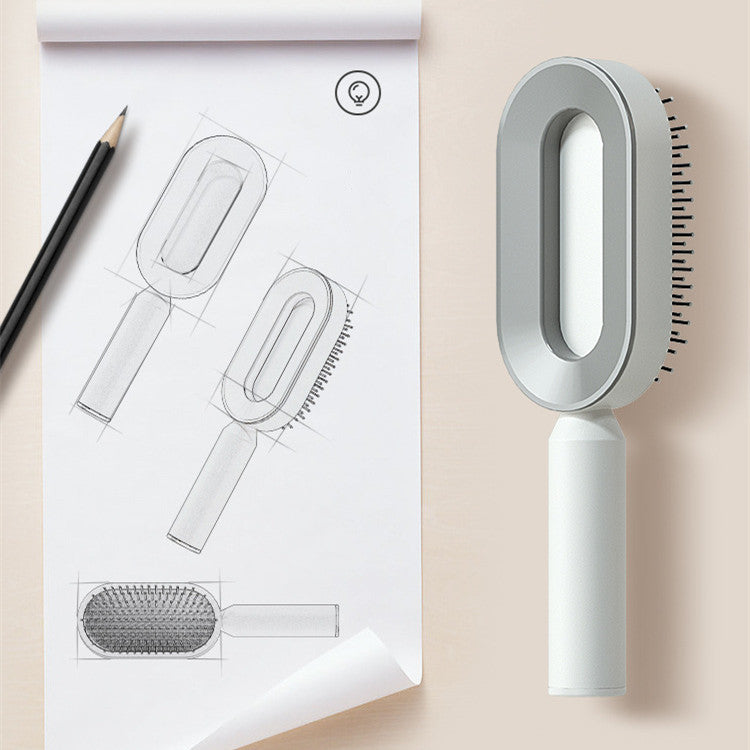 LushLocks™ Self-Cleaning Hair Comb Brush