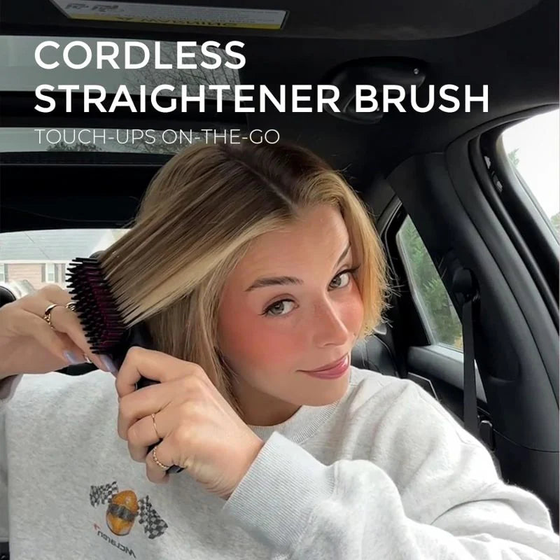 2-in-1 Electric Hair Straightening Comb – Tame Frizz Instantly!