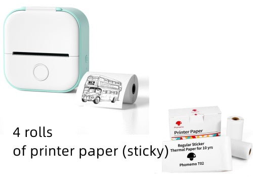 T02 Mini Pocket Thermal Label Printer