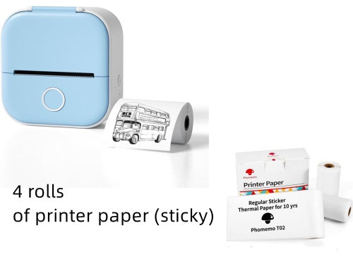 T02 Mini Pocket Thermal Label Printer