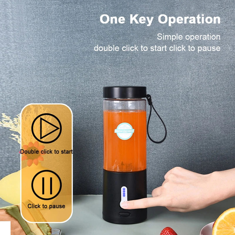 530ML Portable Blender for Smoothies Shakes