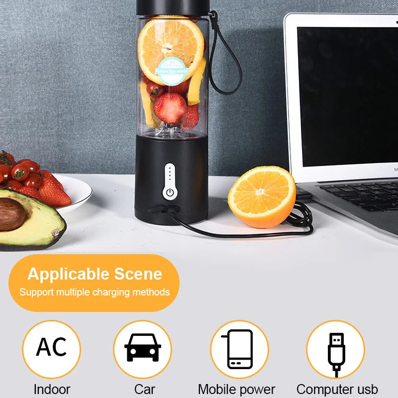 530ML Portable Blender for Smoothies Shakes