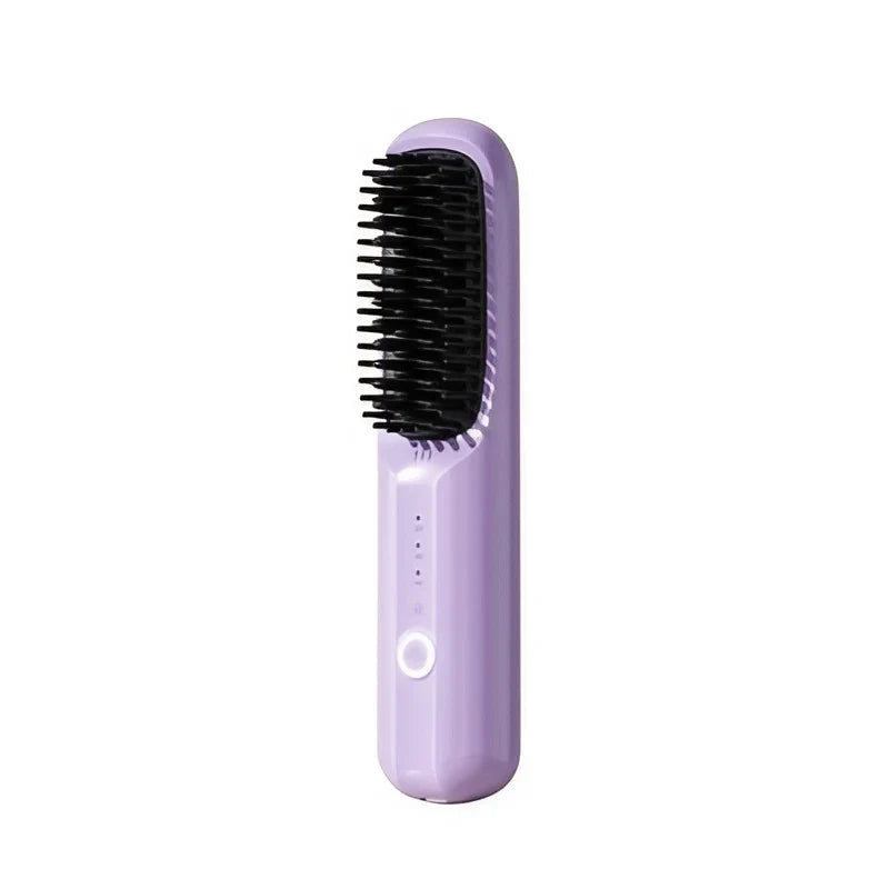 2-in-1 Electric Hair Straightening Comb – Tame Frizz Instantly!
