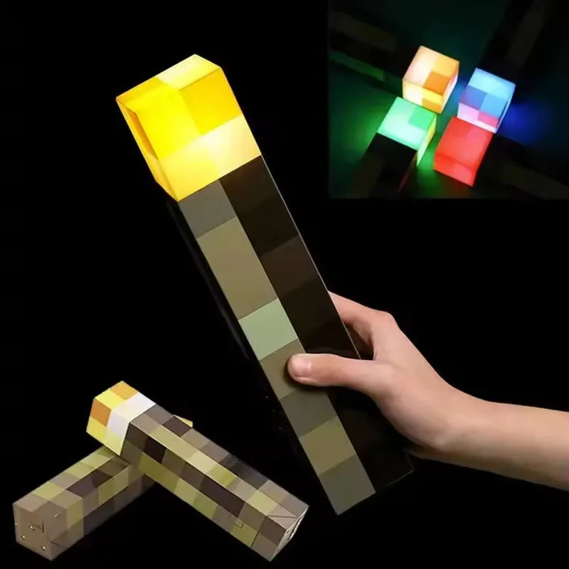 MC Torches Flashlight 4 Color Brownstone Adjustable Night Light