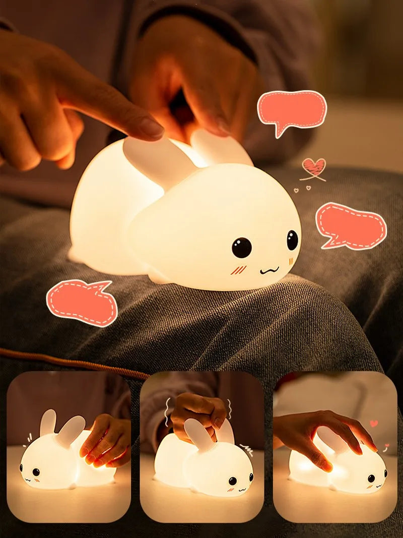 Rabbit Silicone LED Night Light