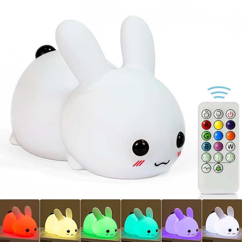Rabbit Silicone LED Night Light
