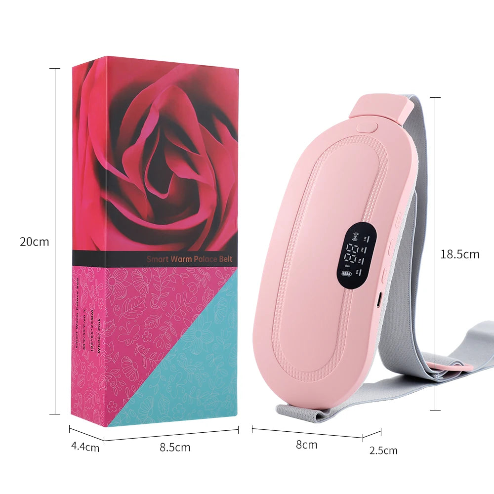 Menstrual Relief Heating Belt Massager for Females