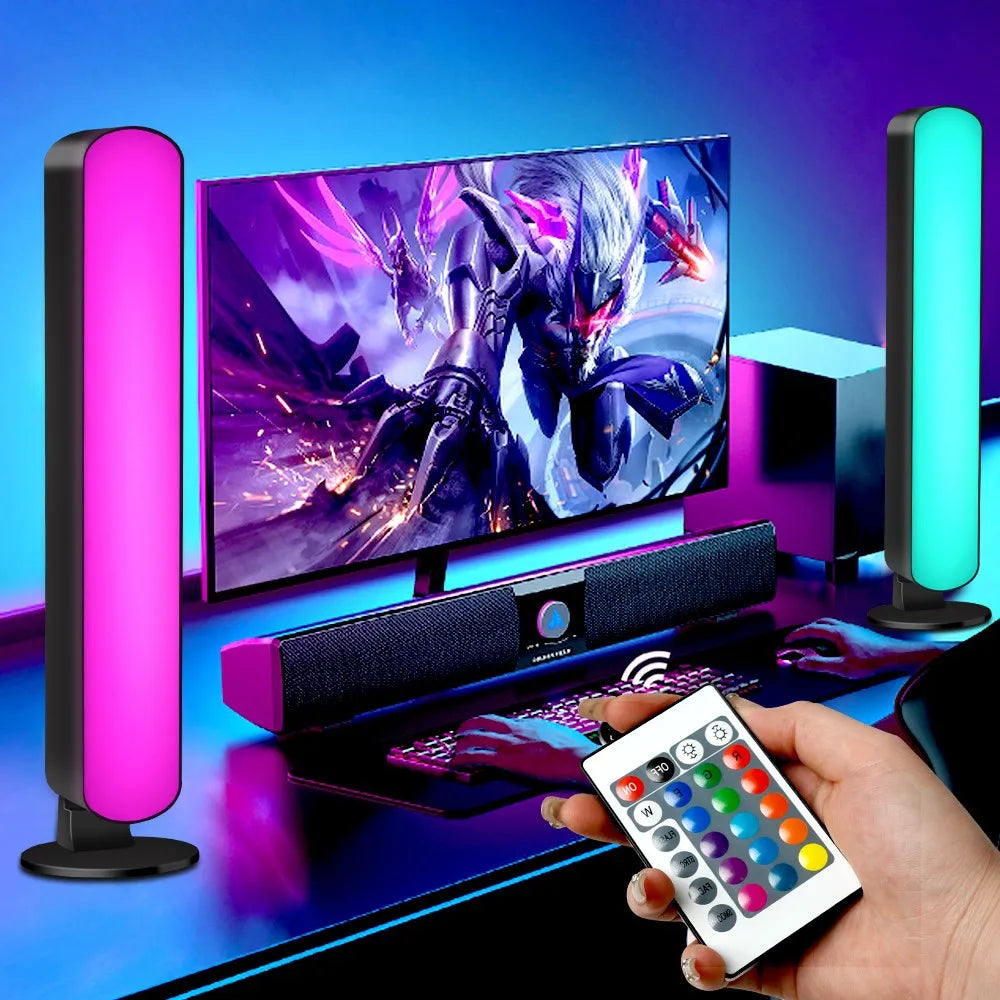 Sound Reactive RGB Light Bar – Smart LED Ambient Lamp with App Control