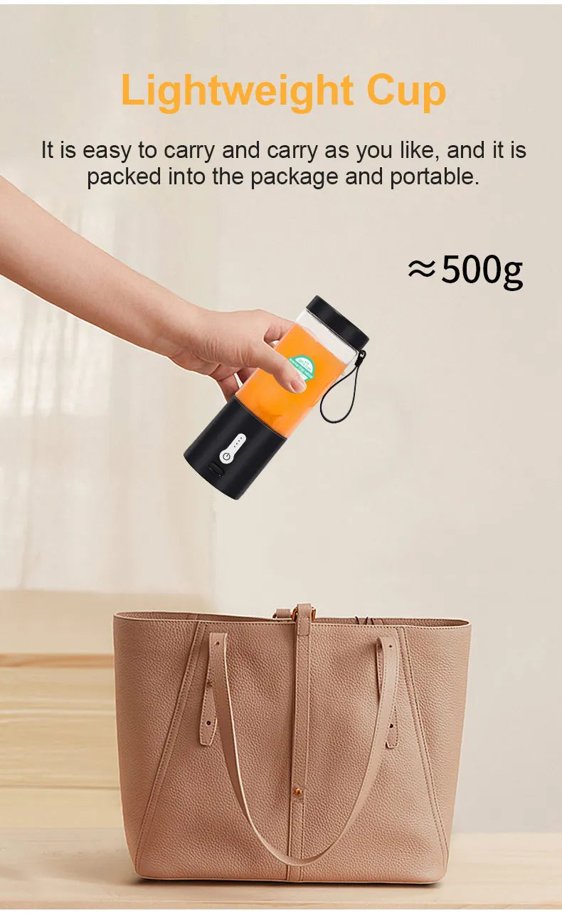 530ML Portable Blender for Smoothies Shakes