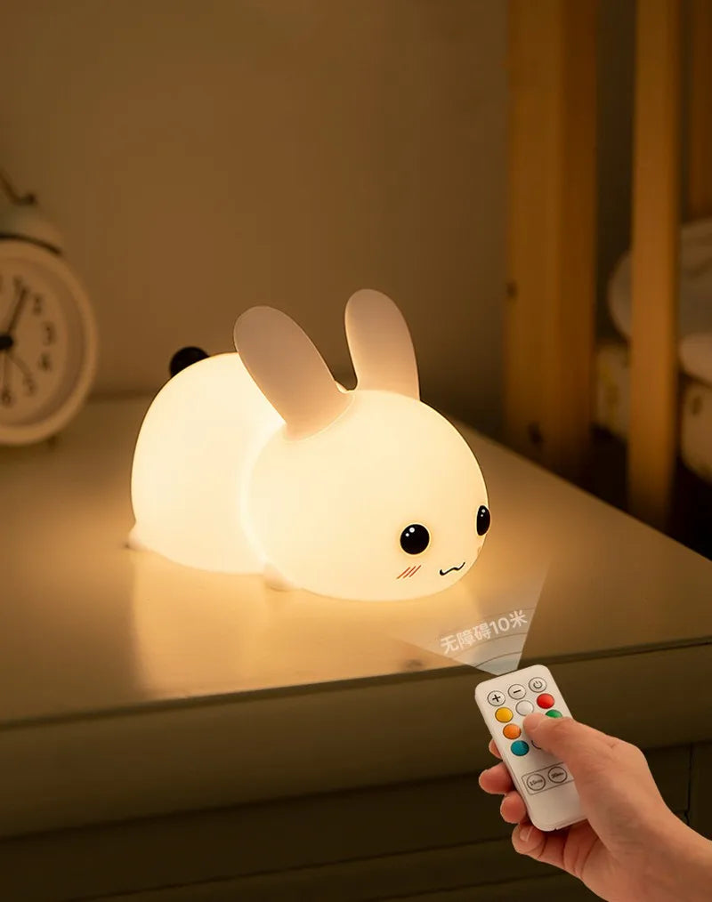 Rabbit Silicone LED Night Light