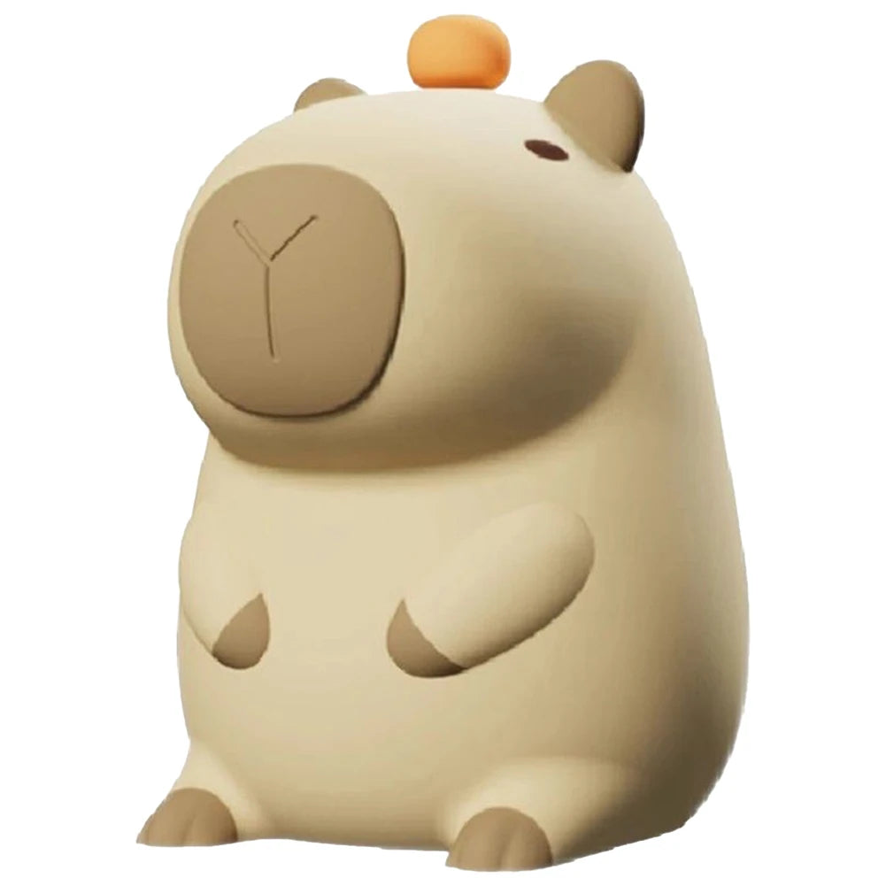 Cute Capybara Silicone Night Light Lamp