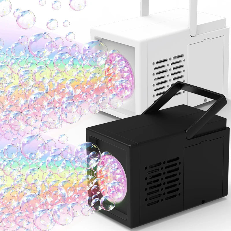 Electric Bubble Blower Toy – 10-Hole Handheld Bubble Machine for Outdoor Fun