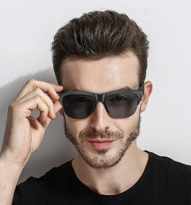 Wireless Touch Bluetooth Headset Sun Glasses