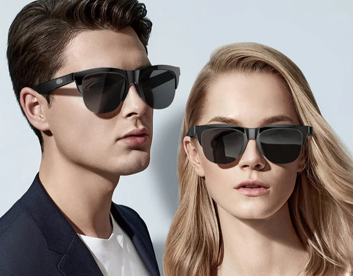 Wireless Touch Bluetooth Headset Sun Glasses