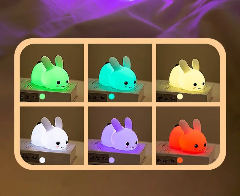 Rabbit Silicone LED Night Light