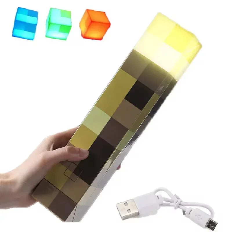 MC Torches Flashlight 4 Color Brownstone Adjustable Night Light