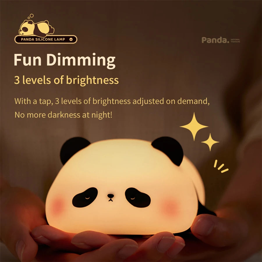 Mini Cute Panda Small Creative Night Light