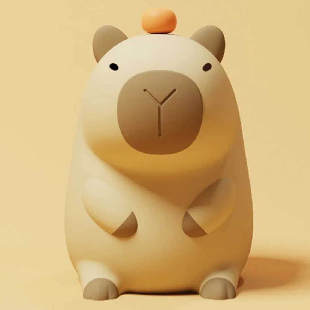 Cute Capybara Silicone Night Light Lamp