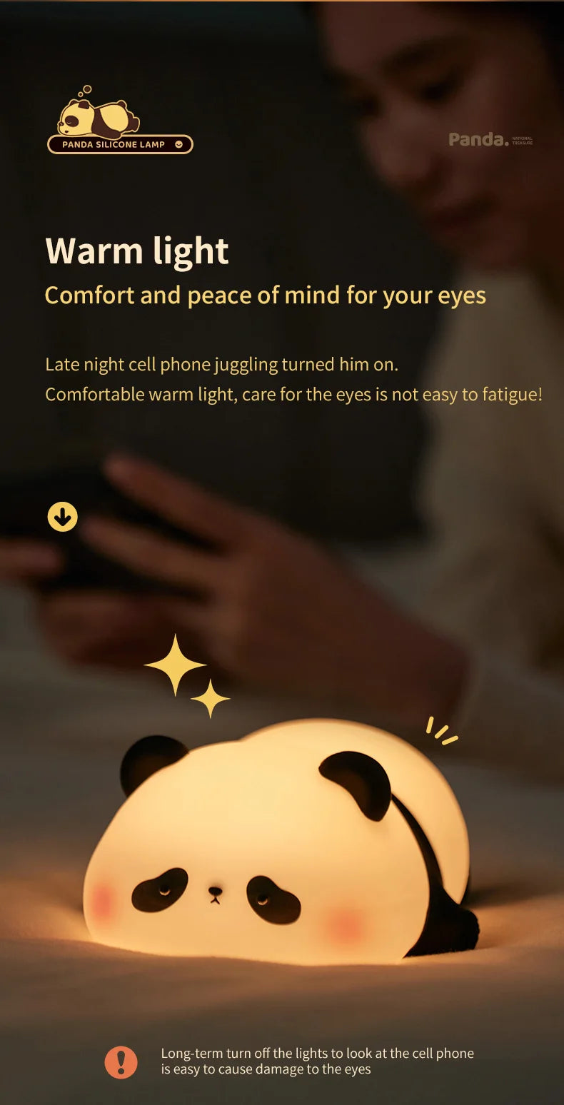 Mini Cute Panda Small Creative Night Light
