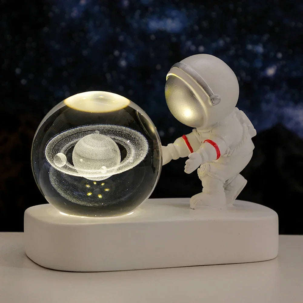 Astronaut Starry Sky Crystal Ball Night Light