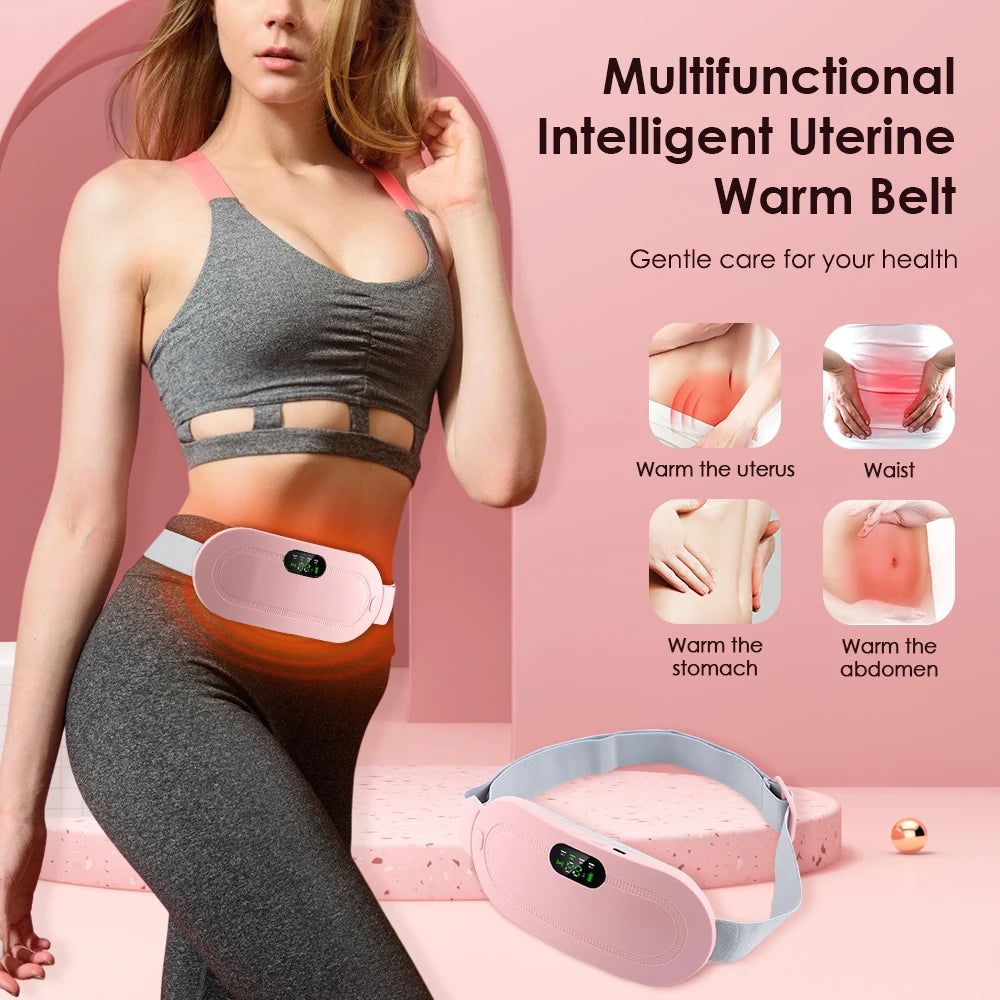 Menstrual Relief Heating Belt Massager for Females