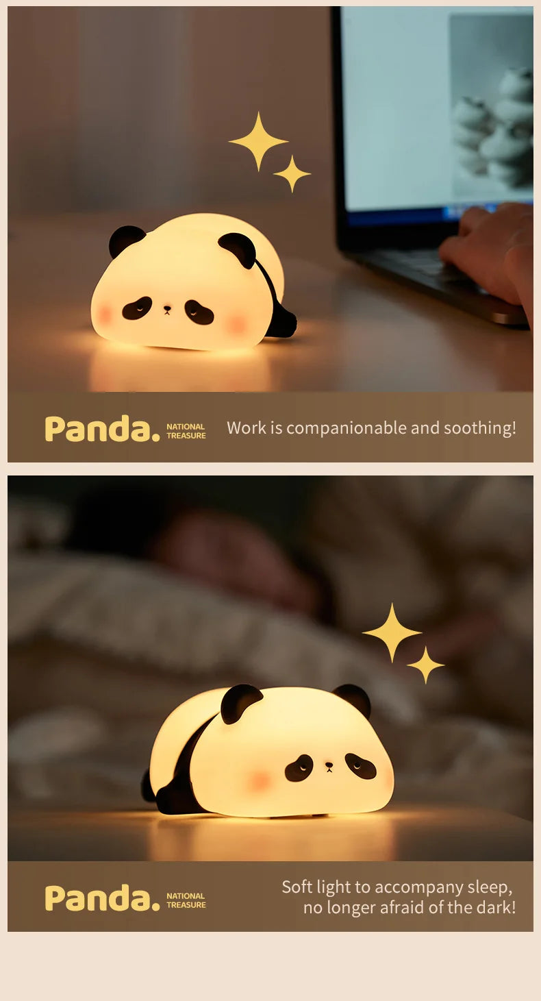 Mini Cute Panda Small Creative Night Light