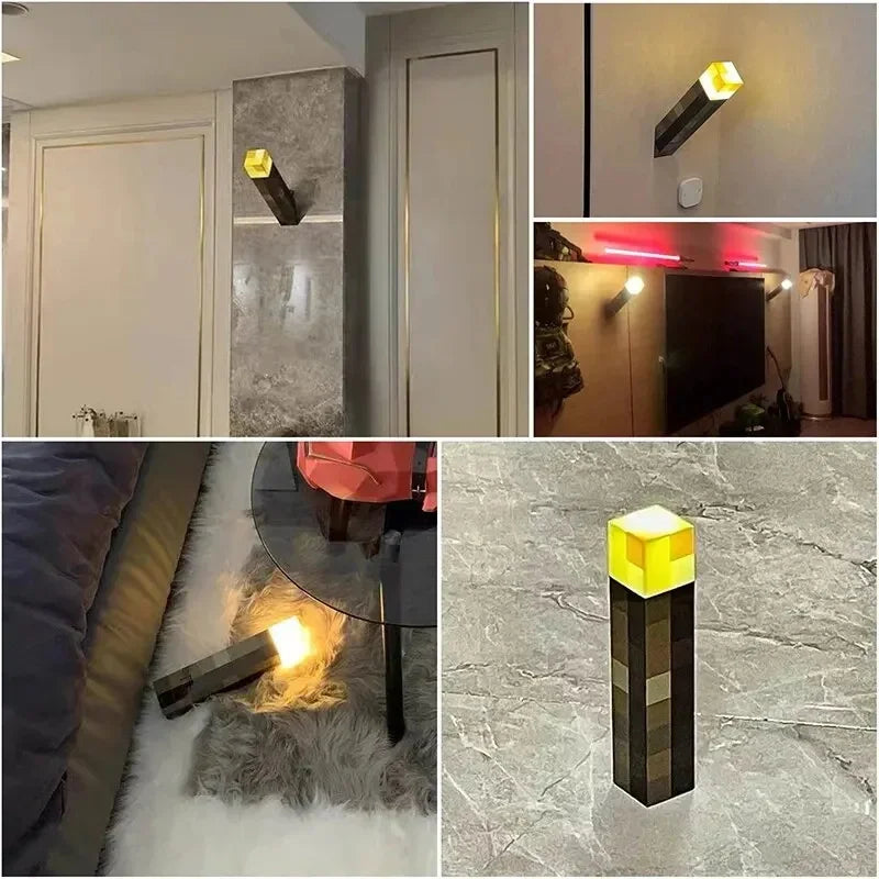 MC Torches Flashlight 4 Color Brownstone Adjustable Night Light