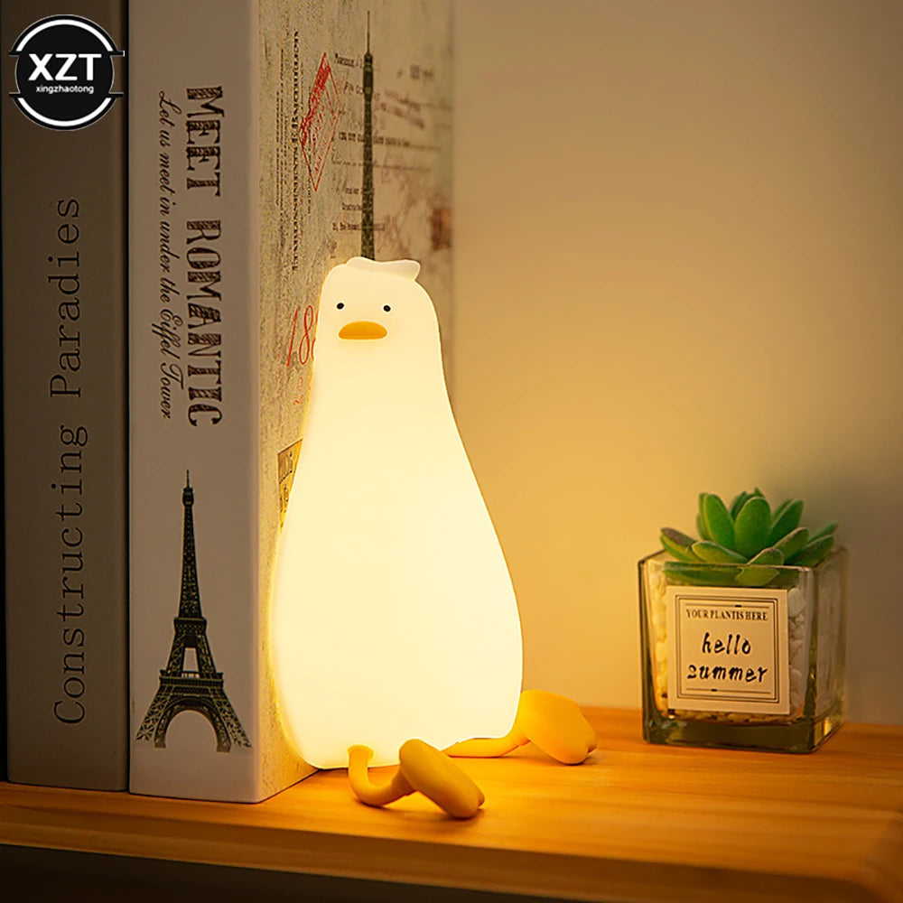 Duck Silicone Led Night Light Lamp