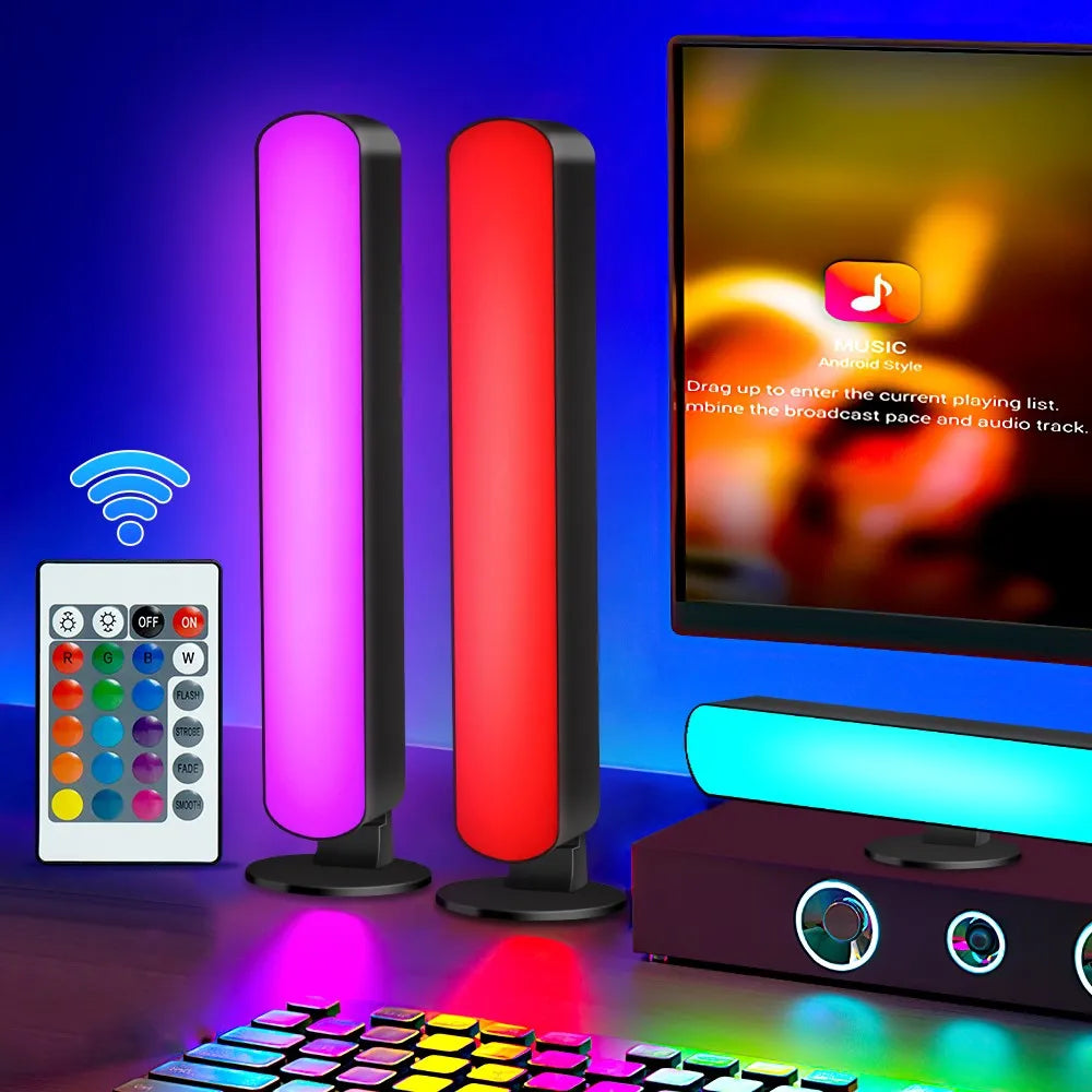 Sound Reactive RGB Light Bar – Smart LED Ambient Lamp with App Control