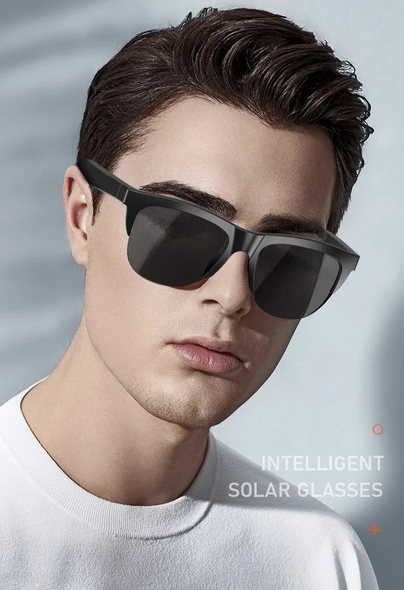 Wireless Touch Bluetooth Headset Sun Glasses