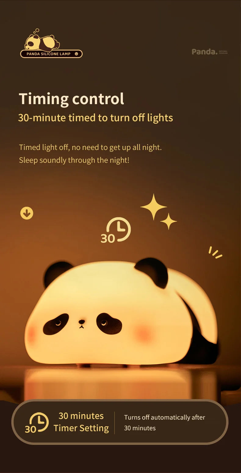 Mini Cute Panda Small Creative Night Light