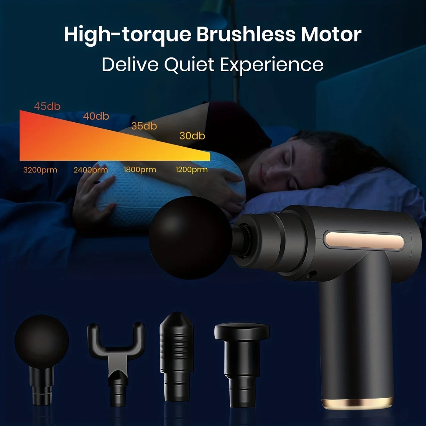 Portable Fascia Gun Vibration Massage Gun For Body Neck