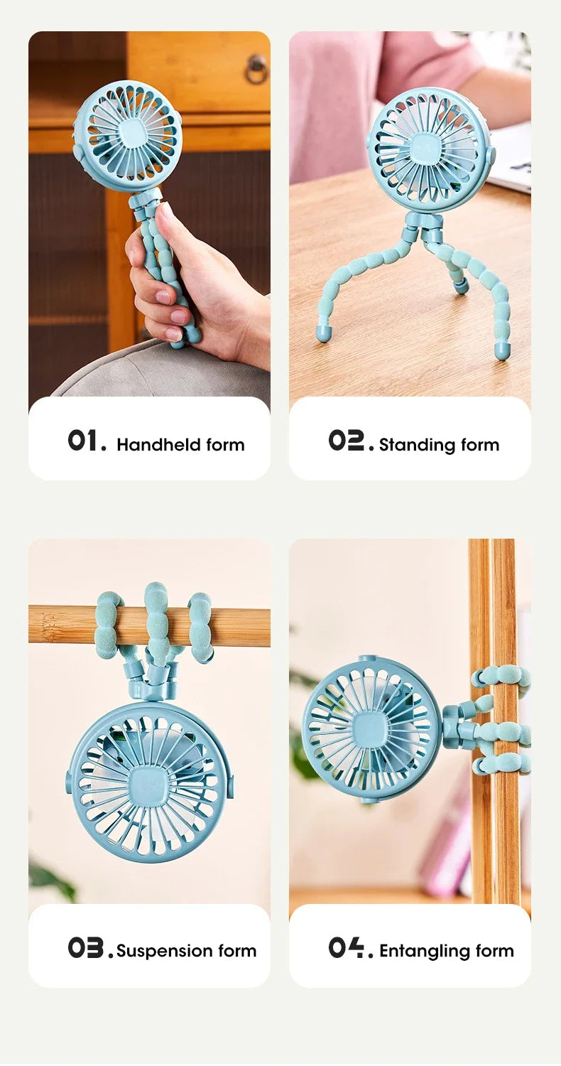 Baby Portable Fan for Cart Stroller