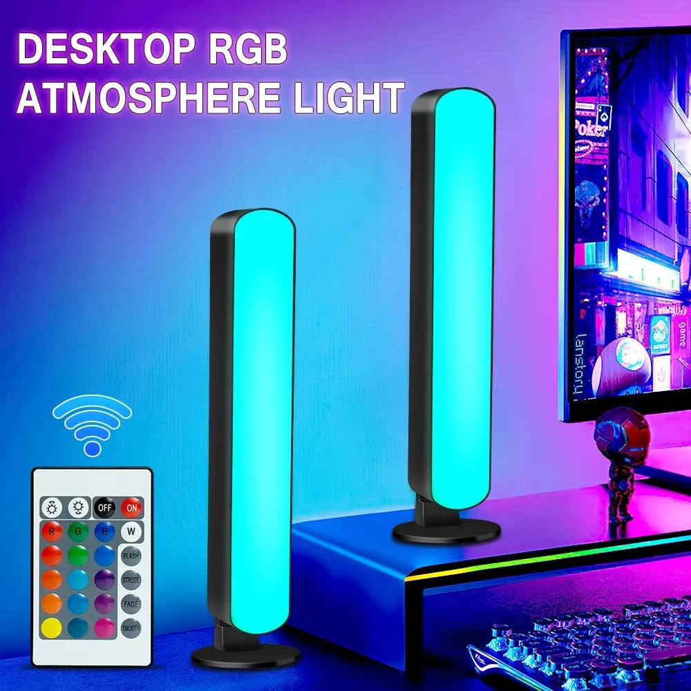 Sound Reactive RGB Light Bar – Smart LED Ambient Lamp with App Control