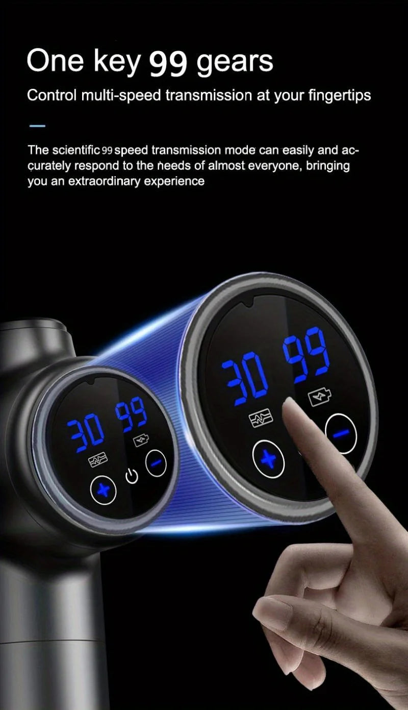 Portable Fascia Gun Vibration Massage Gun For Body Neck