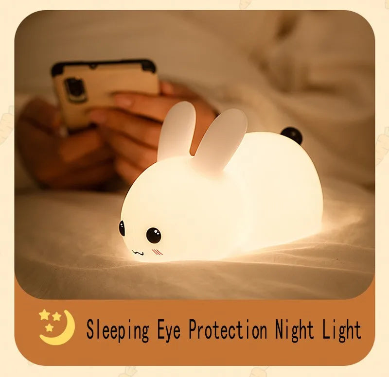 Rabbit Silicone LED Night Light