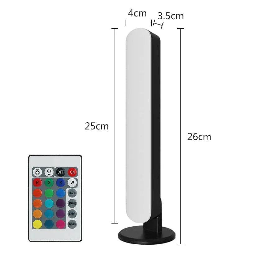 Sound Reactive RGB Light Bar – Smart LED Ambient Lamp with App Control
