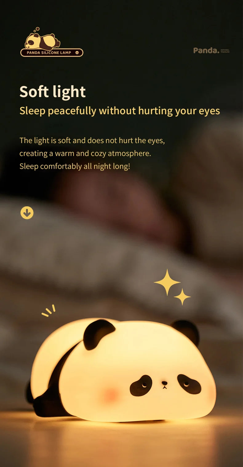 Mini Cute Panda Small Creative Night Light