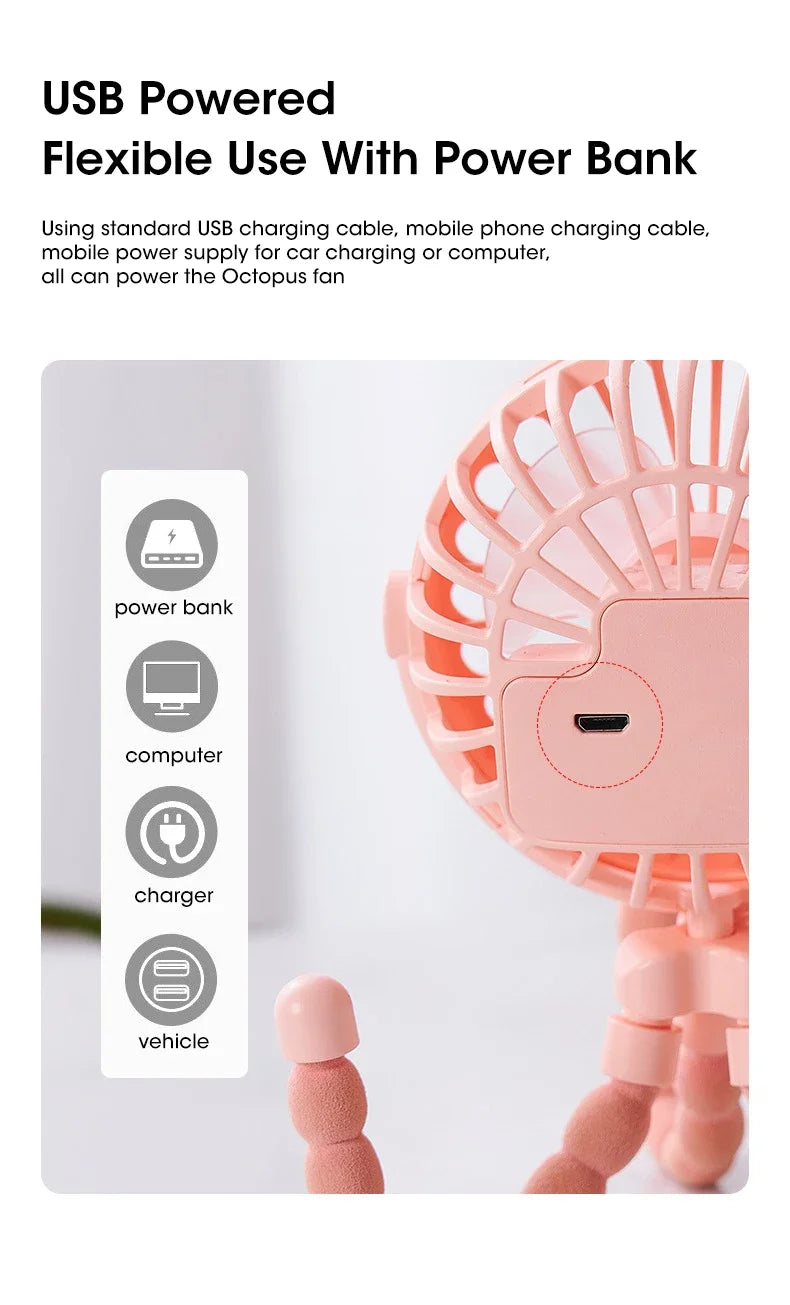 Baby Portable Fan for Cart Stroller