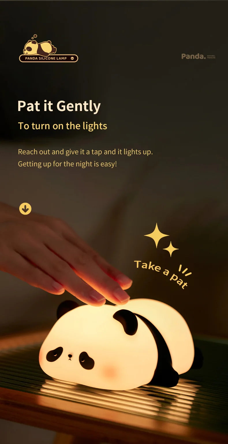 Mini Cute Panda Small Creative Night Light