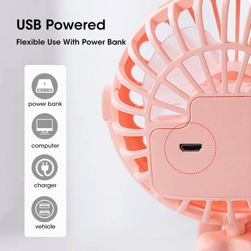 Baby Portable Fan for Cart Stroller