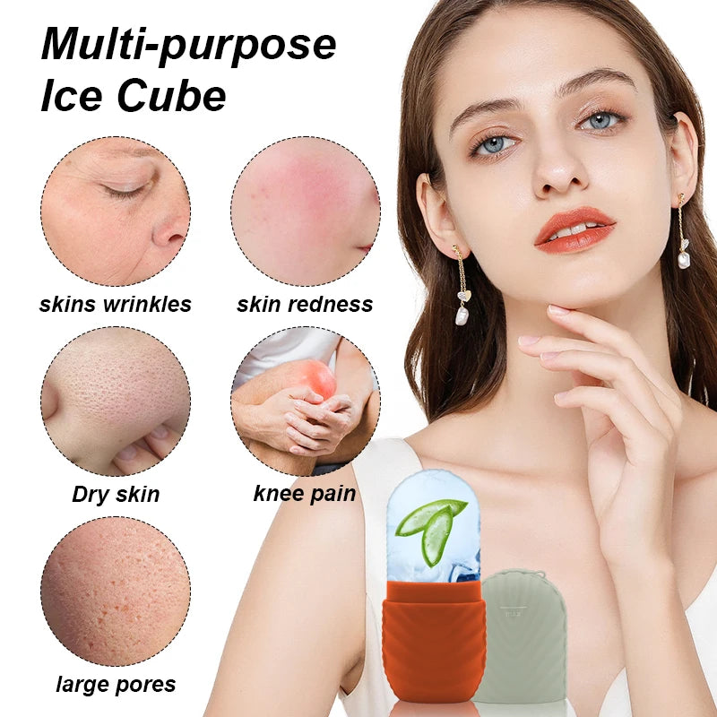 Ice Roller for Face β Reusable Silicone Beauty Tool