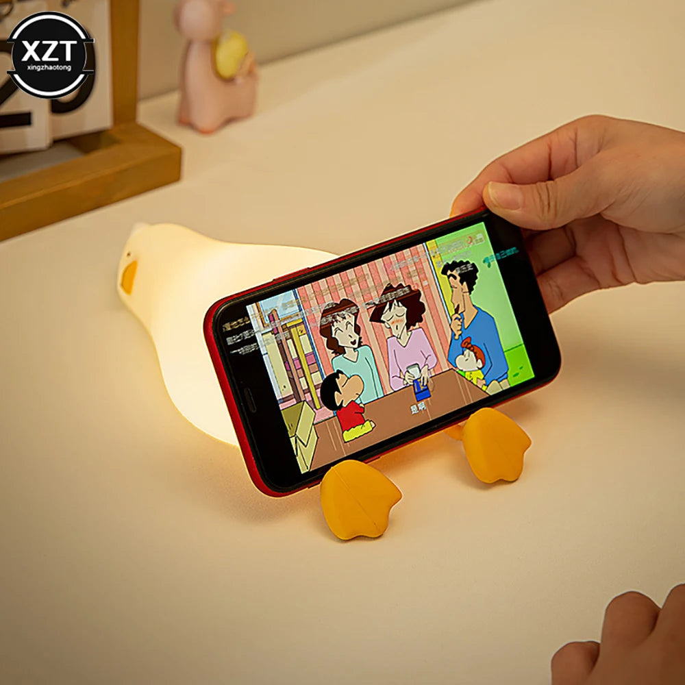 Duck Silicone Led Night Light Lamp