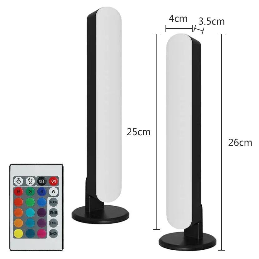 Sound Reactive RGB Light Bar – Smart LED Ambient Lamp with App Control